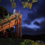 龍郷町秋名で行われる　ショチョガマ