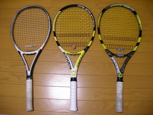 歴代使用ラケットの系譜。 - Tennis team Dan-Gan