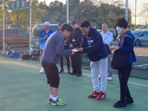 TIU相逢会テニス大会「４位通過２位」