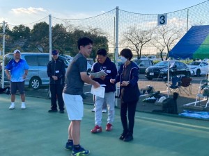 TIU相逢会テニス大会「３位通過１位」