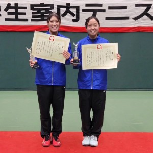 2024インカレ室内WD_準優勝