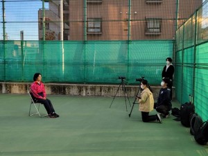 撮影【佐藤直子のテニスがすべて】