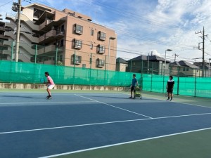 テニス部練習風景【佐藤直子のテニスがすべて】