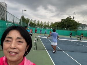 テニス部練習【佐藤直子のテニスがすべて】