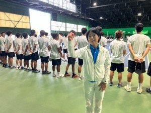 男子青山学院大学戦【佐藤直子のテニスがすべて】