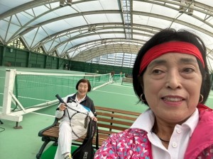 一昨日母とテニス【佐藤直子のテニスがすべて】