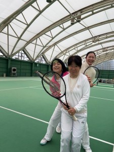 佐伯親子と練習【佐藤直子のテニスがすべて】